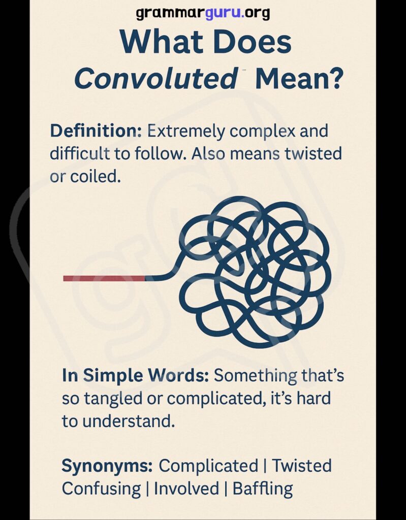 Convoluted Definition