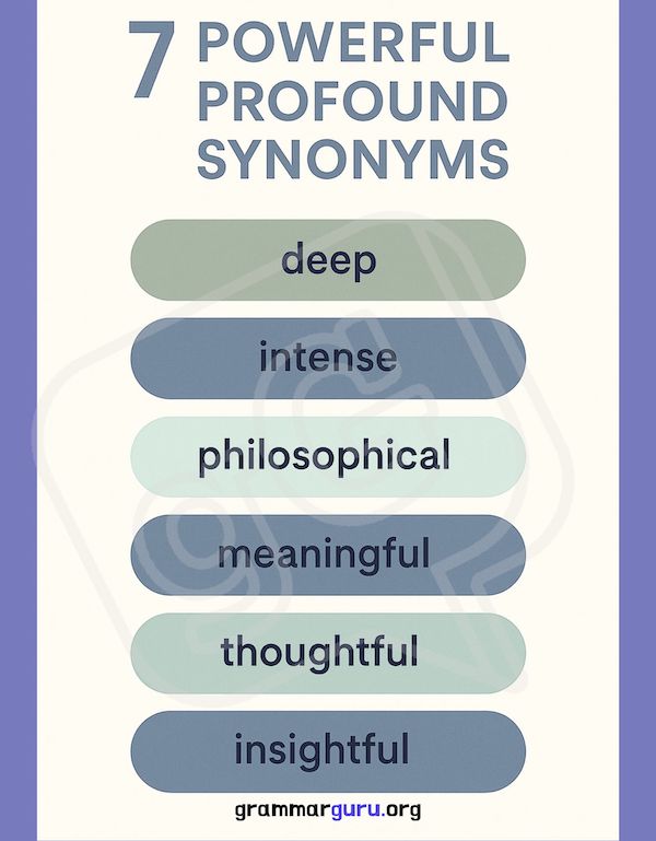 7 Profound Synonym